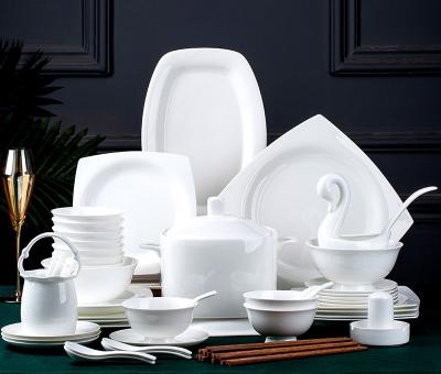 Luxury Solid Color Bone China Banquet Set 2